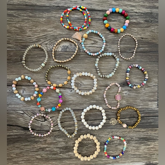 Jewelry - Colorful Beaded Bracelet Set